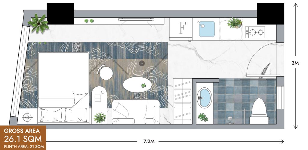 Astra Bay Lower Kabete Studio Floor Plan