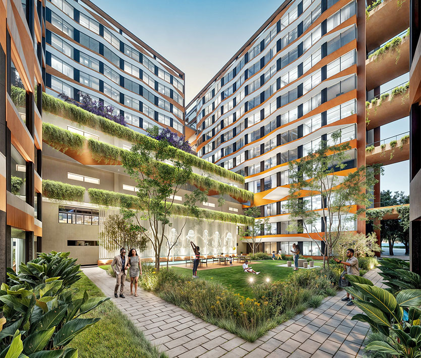 Astra Bay Lower Kabete Landscaped Courtyard & Walkway