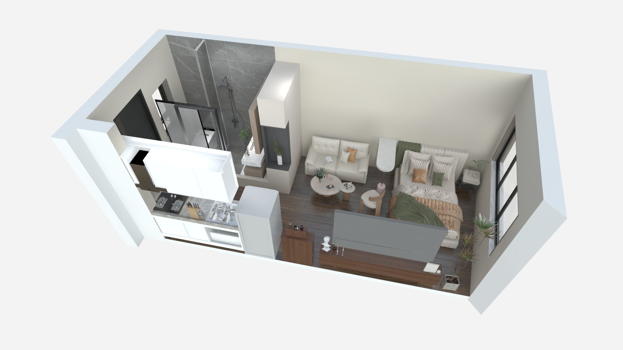 Studio 3D View (Click to Enlarge)